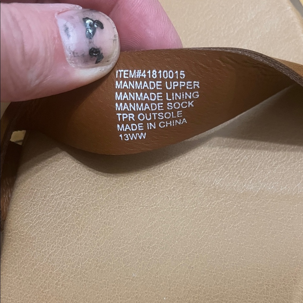 Torrid Brown Leather Sandals - Picture 5 of 6